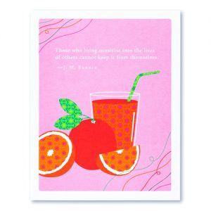 CARD - Thank you - Compendium, Style: Juice &amp; Orange