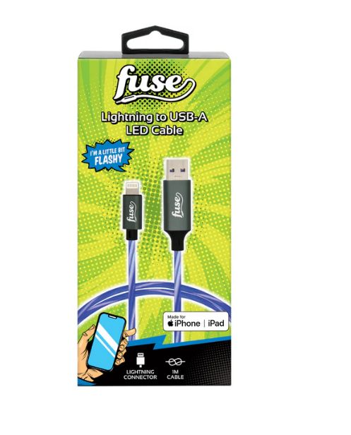 Charging Cable Lightning to USB-A - Fuse LED Cord