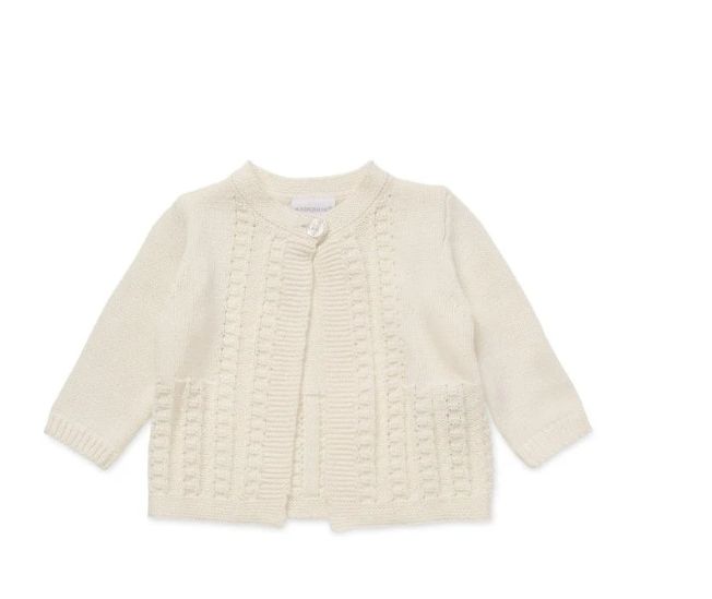 Cardigan Matinee Cream - Marquise, Size: 00