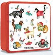 Grandma Wild Merry Meowmas Tin - Assorted Biscuits