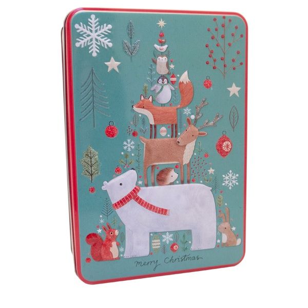 Grandma Wild Embossed Polar Bear &amp; Woodland Friends Tin - Ginger