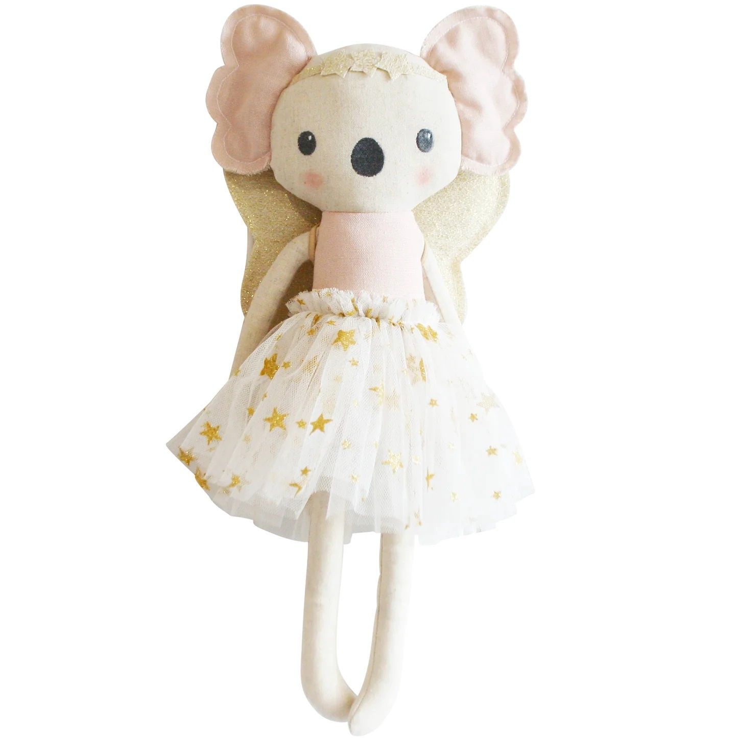 Large Koala Dress Up Ivory Gold
