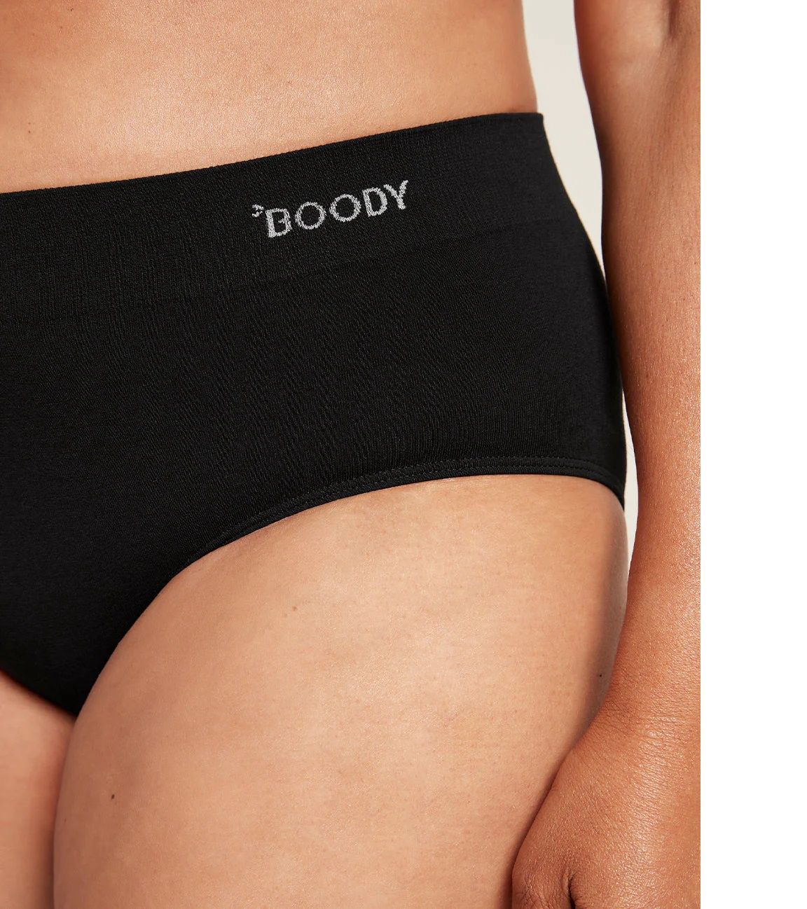 Midi Briefs - Boody, Size: S, Colour: Black