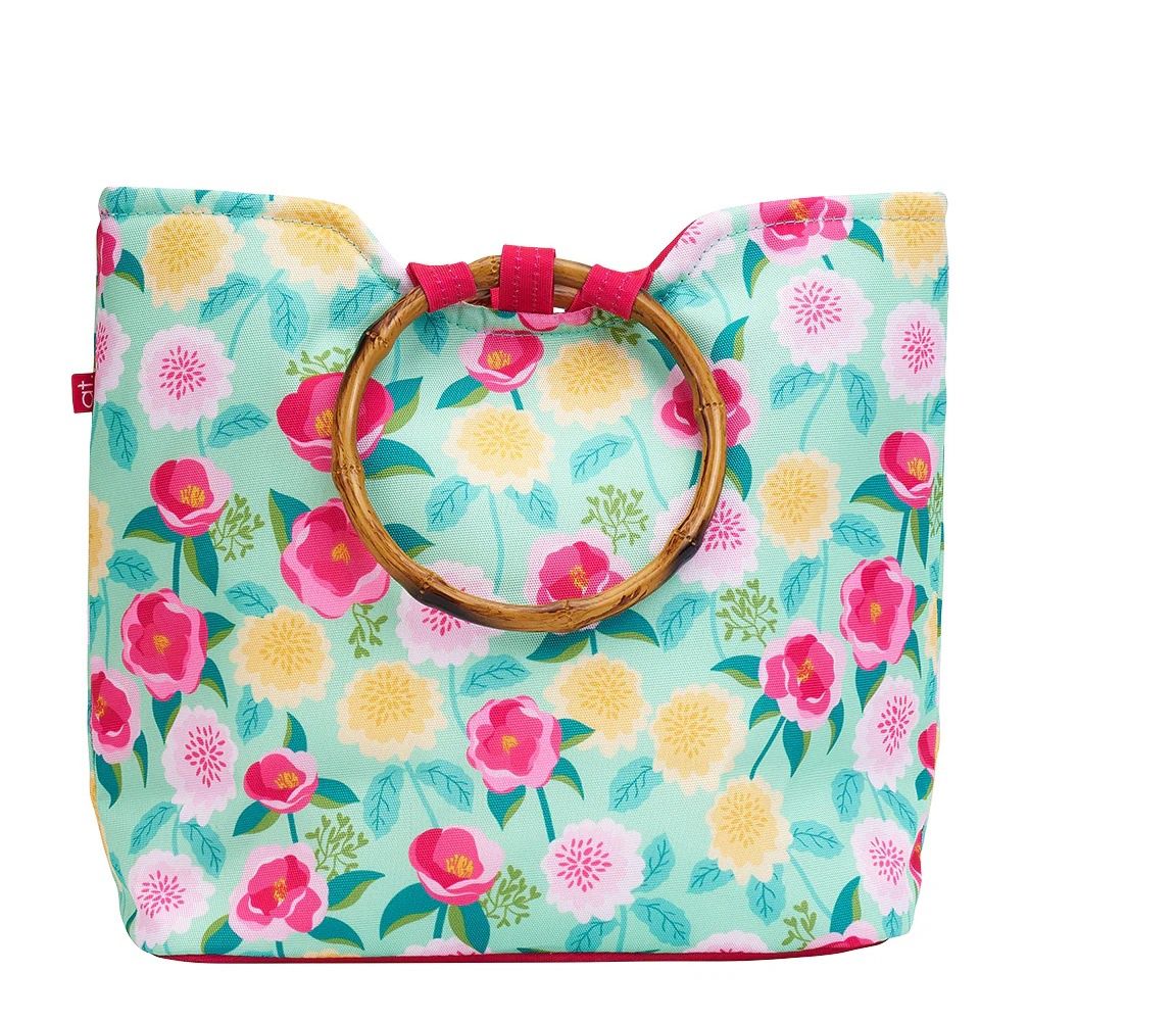 Insulated Tote, Style: Camellia Mint