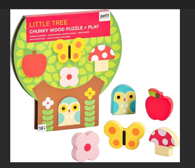 Wood Puzzle + Play Little Tree, Style: Little Tree