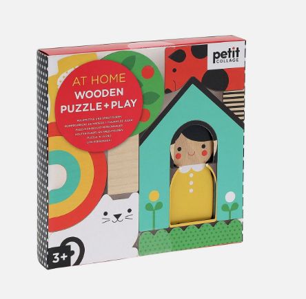 Wooden Puzzle &amp; Play, Style: AT HOME