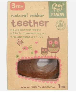 Teether - natural rubber Haakaa