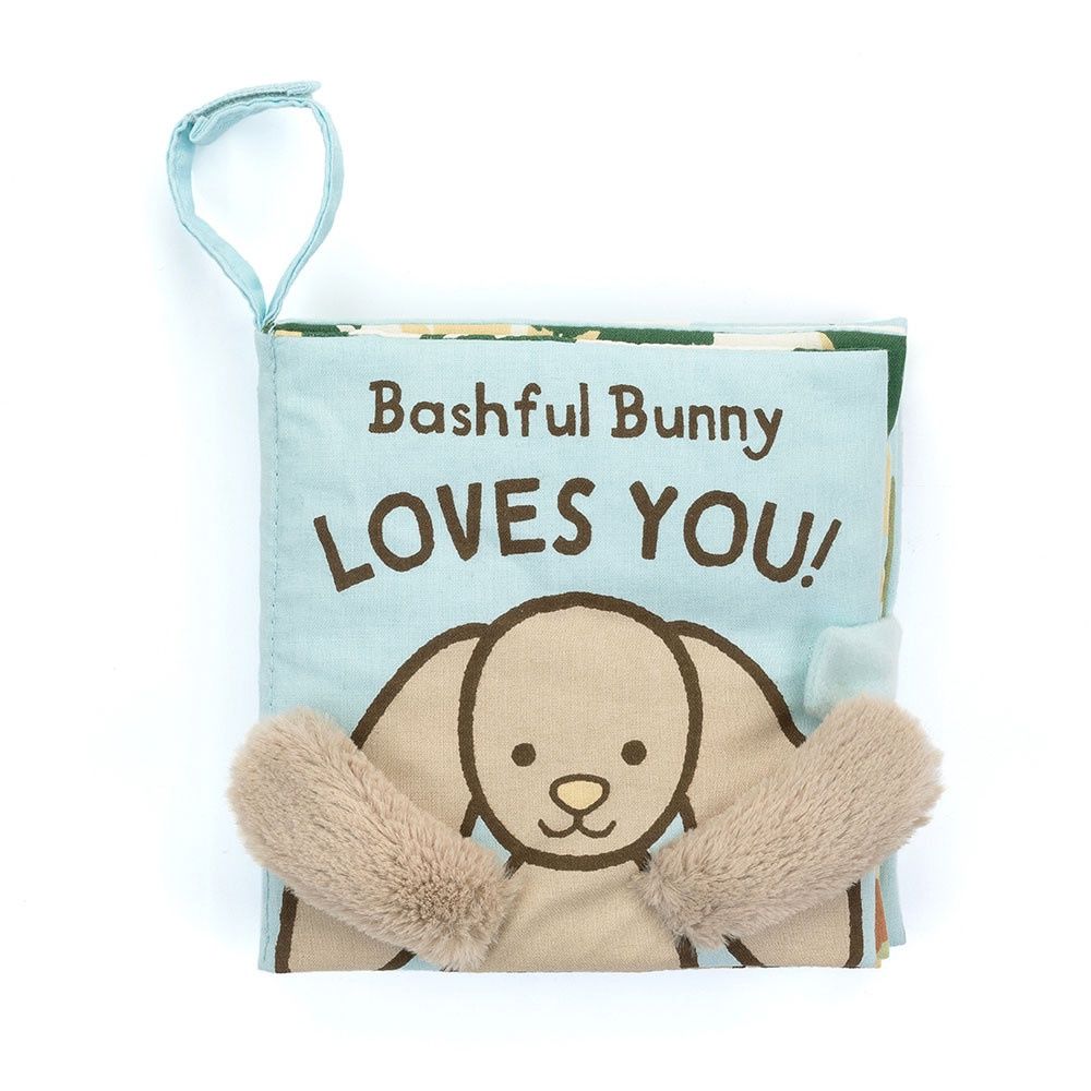 JELLYCAT Book - Soft Book Bashful Bunny Loves You!