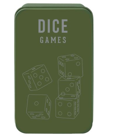 Dice Games in a tin box - IS - Men&#39;s Gift
