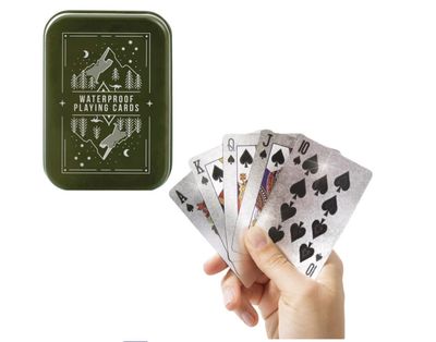 Waterproof Playing Cards in a Tin box - ISGift - Men's Gift