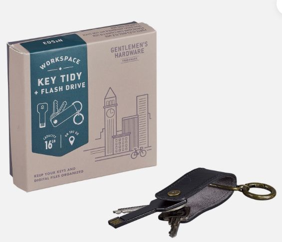 Key Tidy with USB Flash Drive - Gentlemen&#39;s Hardware - Men&#39;s Gift