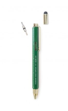 Multi Tool Pen - Designworks - Men&#39;s Gift, Colour: Green,