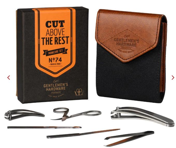 6 Piece Manicure Set - Cut above the rest - Gentlemen&#39;s Hardware - Men&#39;s Gift