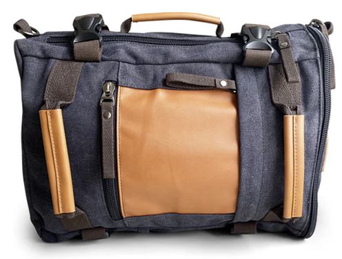 Men&#39;s Bag Combo - Messenger &amp; Backpack - Black