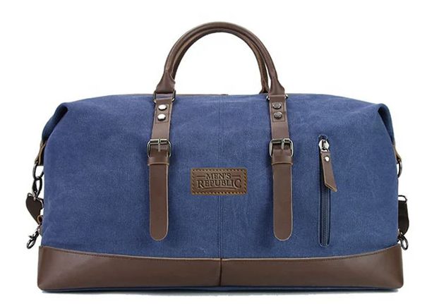Men&#39;s Weekend Bag - Canvas Blue