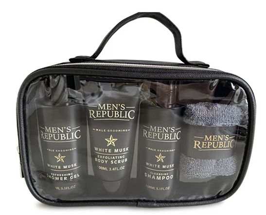 Grooming Kit - 4 pc Shower Cleansing in Carry Bag