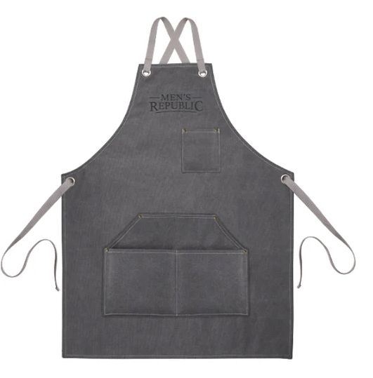 BBQ - Apron Grey Canvas