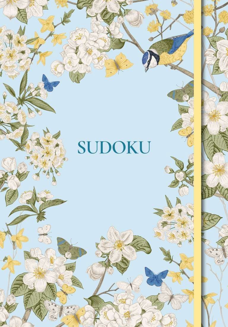 Book - Sudoku Puzzles, Pattern: Floral