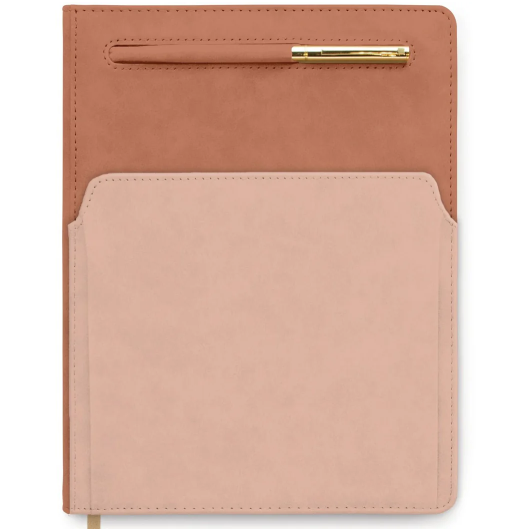 Notebook Vegan Leather, Colour: Terracotta