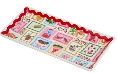 Christmas Plate - Ceramic Rectangle - Christmas Holiday