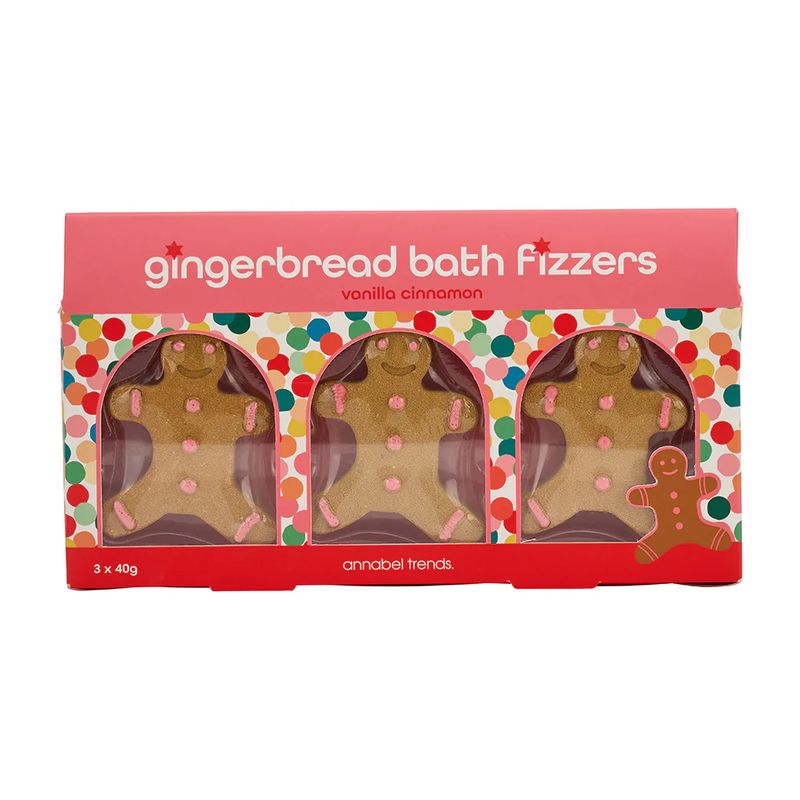 Bath Fizzers - Christmas Gingerbread - 3pc