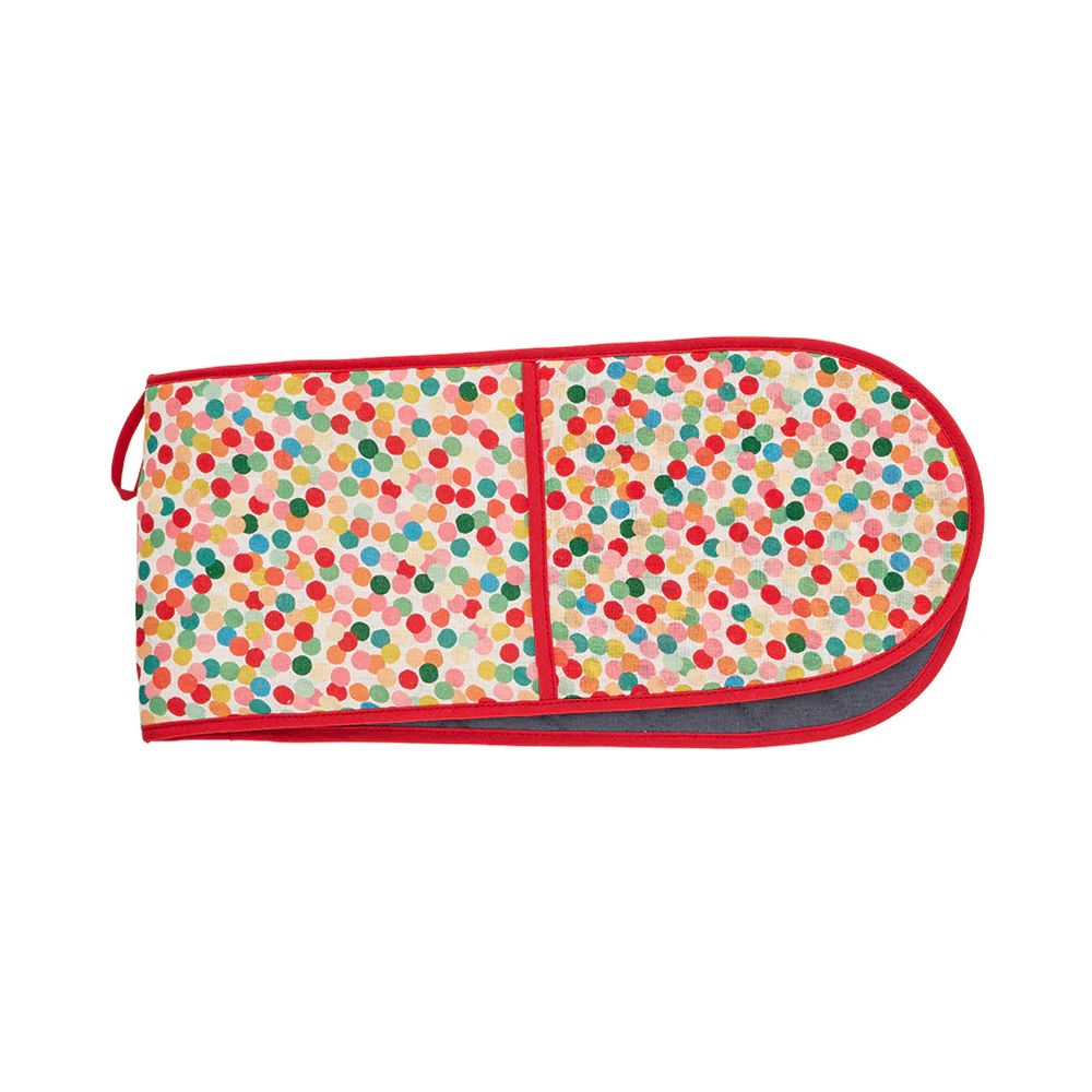 Oven Mitt - Lined Double - Confetti