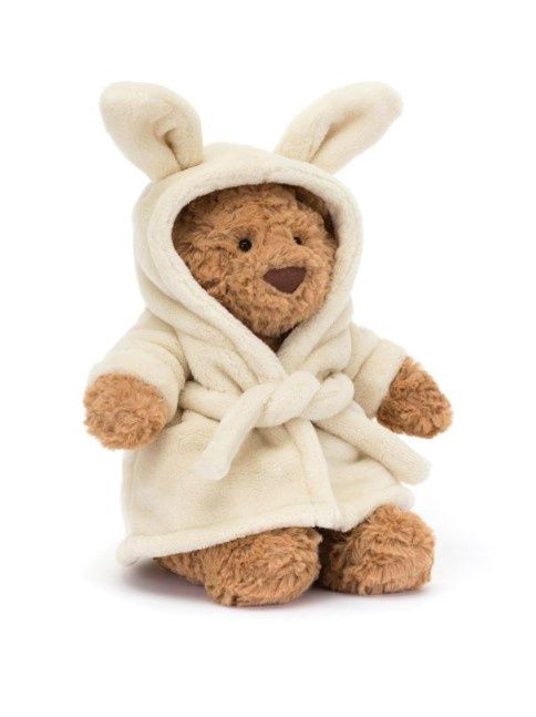 JELLYCAT - Bear Bartholomew Bathrobe Brown (Medium)