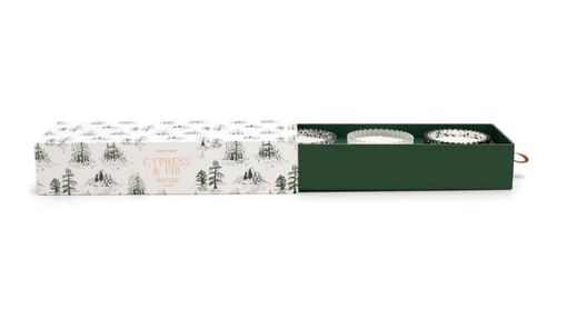 Candles - Cypress &amp; Fir (Box of Three) - Christmas