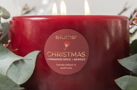Elume  Naked 3 Wick Candle