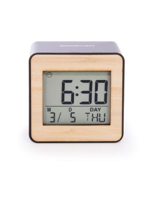 Clock - Bamboo &amp; Black