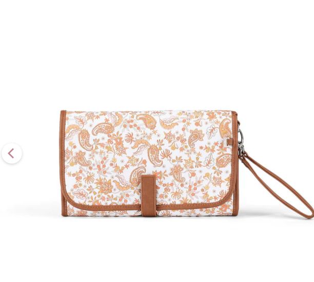 Change Mat - OiOi, Style: Pink Paisley/Tan