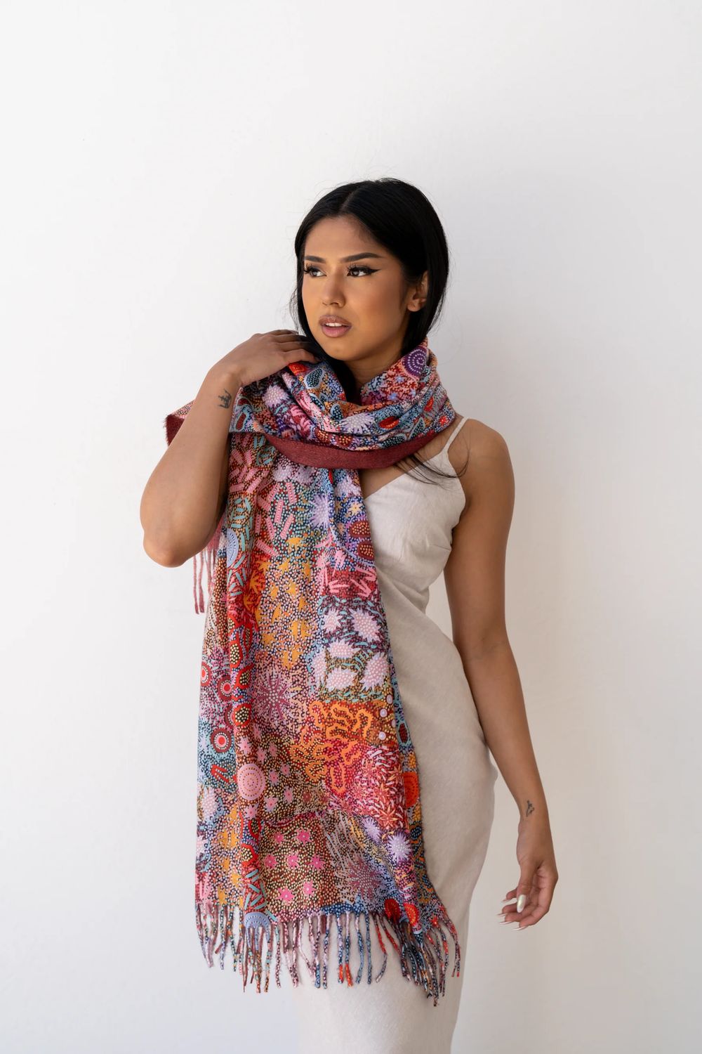 Aboriginal Grandmother&#39;s Country Scarf