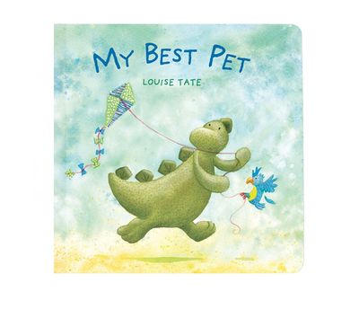 JELLYCAT Book - My Best Pet Book (Bashful Dinosaur)