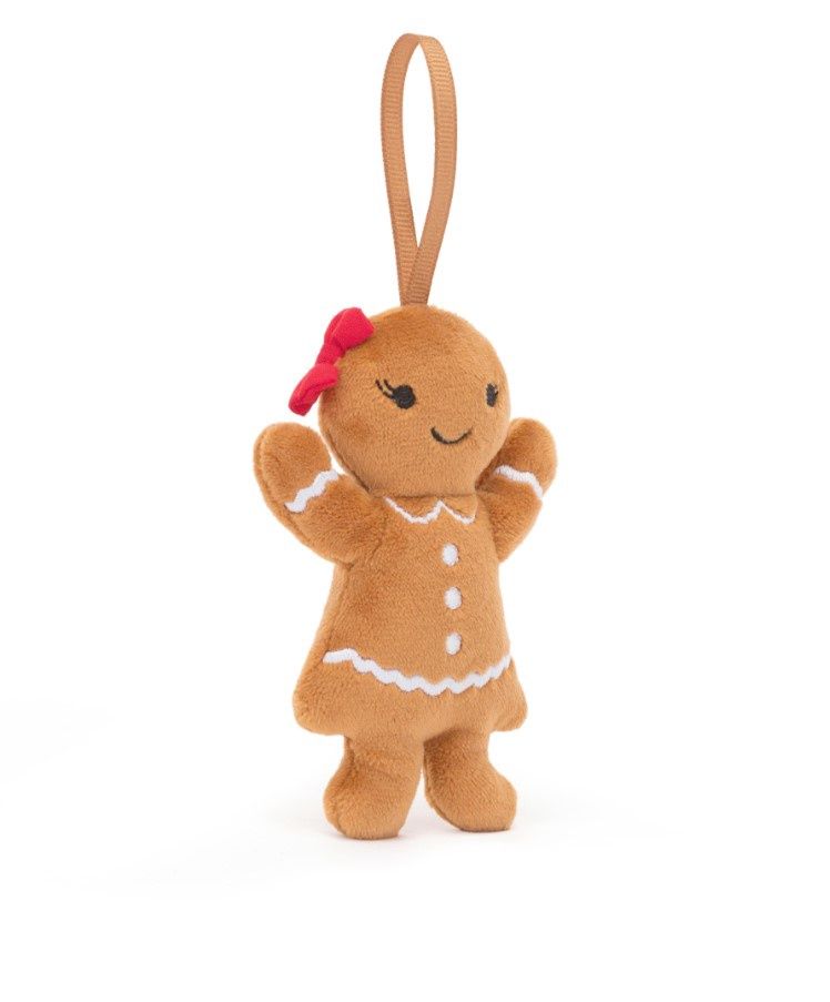 JELLYCAT - Gingerbread Festive Folly Christmas, Style: Ruby