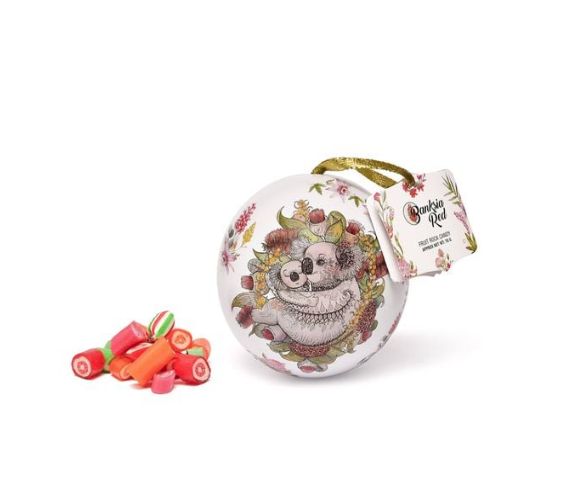 Banksia Christmas Baubles Assorted Design - Fruit Rock Candy