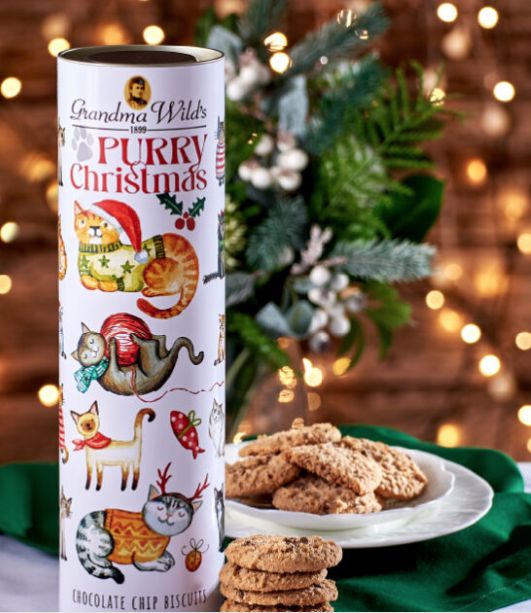 Grandma Wild Purry Xmas Giant Tube - choc chip