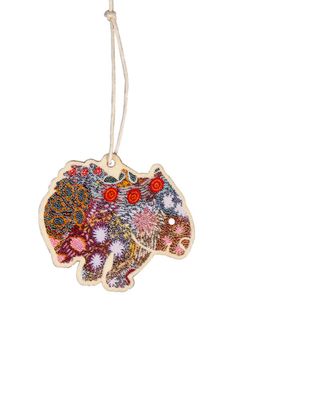 Aboriginal Christmas Wombat Decoration Grandmother&#39;s Country