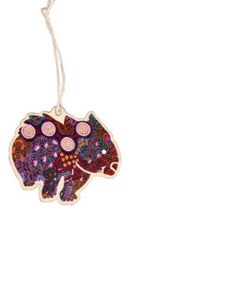 Aboriginal Christmas Wombat Decoration Women&#39;s Dreaming