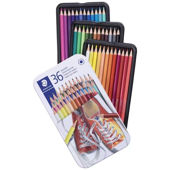 Coloured Pencils - Tin 36