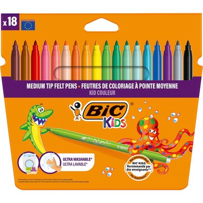 Felt Pens - Colouring-in - Bic 18pk