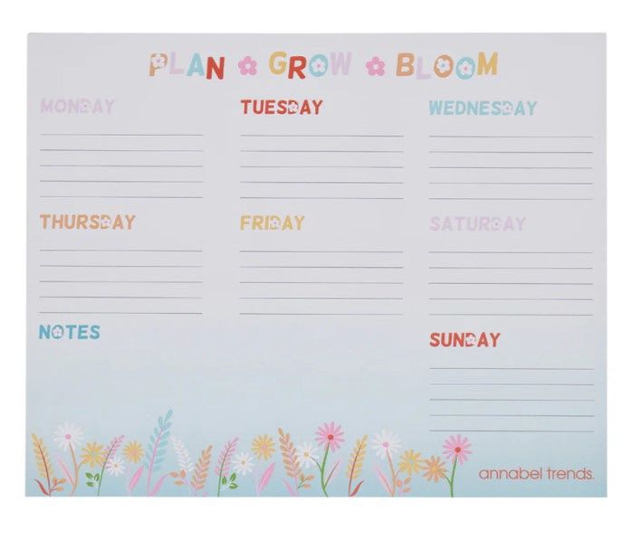 Weekly Planner Pad