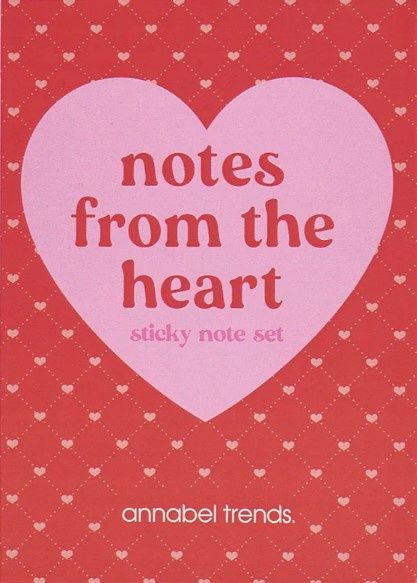 Sticky Note Set - Heart