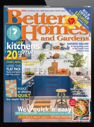 Better Homes &amp; Garden with bonus booklet