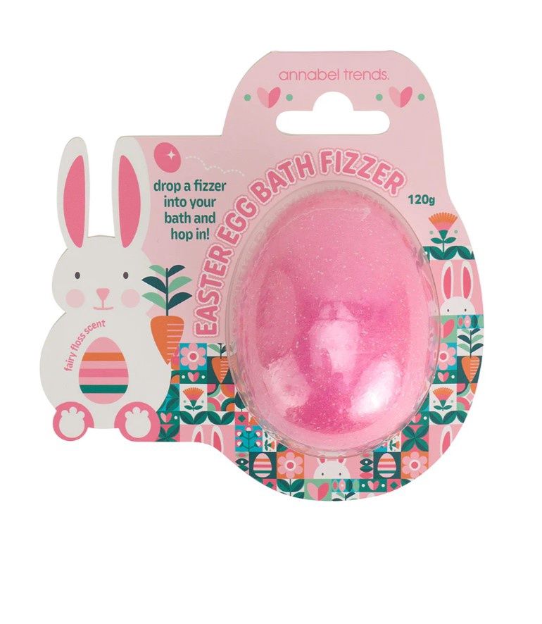Easter Egg Bath Fizzer, Colour: Pink