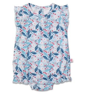 Romper Daisy Print Blue - Marquise