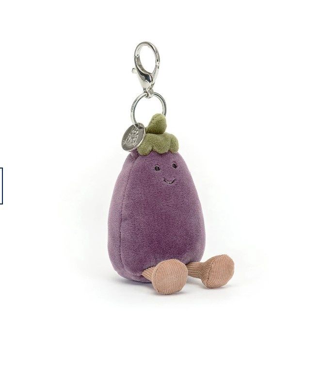 JELLYCAT - Vivacious Aubergine Bag Charm