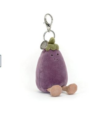 JELLYCAT - Bag Charm Vivacious Aubergine