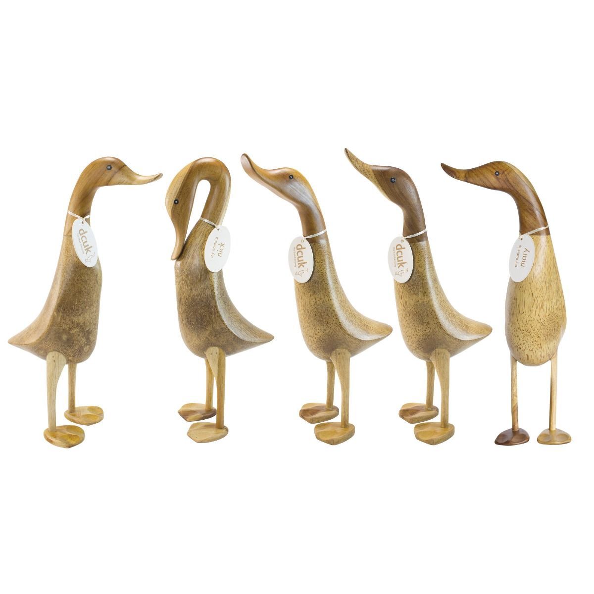 Ducks - Natural Wooden - Dcuk, Style: Natural Wood Duck