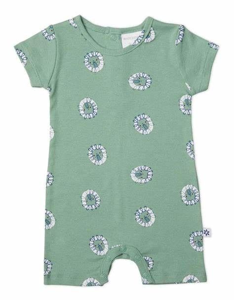 Romper Mr Lion Green - Marquise, Colour: Green, Size: 0000
