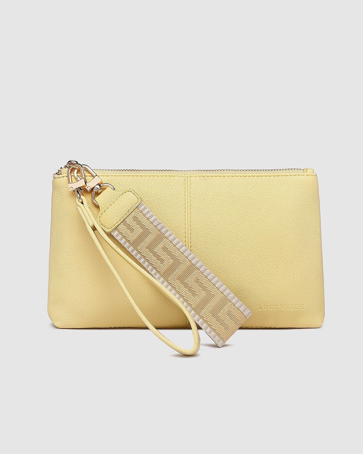 Clutch Bag - Mimi Louenhide, Colour: Lemon